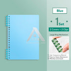 【𝗔𝗦𝗛】FULL SET【120 pages🔥 A5/B5/A4】Muji Colour Candy Notebook Coil Student Stationery Book Notepad  Portable Journal Gift