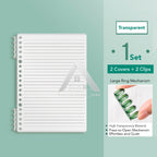 【𝗔𝗦𝗛】FULL SET【120 pages🔥 A5/B5/A4】Muji Colour Candy Notebook Coil Student Stationery Book Notepad  Portable Journal Gift