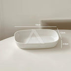 【𝗔𝗦𝗛】Salad Plate Ceramic (Circle/Rectangle)