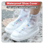 【𝗔𝗦𝗛】Rain Shoe Cover Zipper Anti-Slip Waterproof Reusable Washable Travel Kasut Kalis Air 防水鞋套