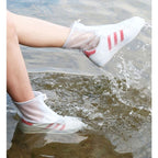 【𝗔𝗦𝗛】Rain Shoe Cover Zipper Anti-Slip Waterproof Reusable Washable Travel Kasut Kalis Air 防水鞋套