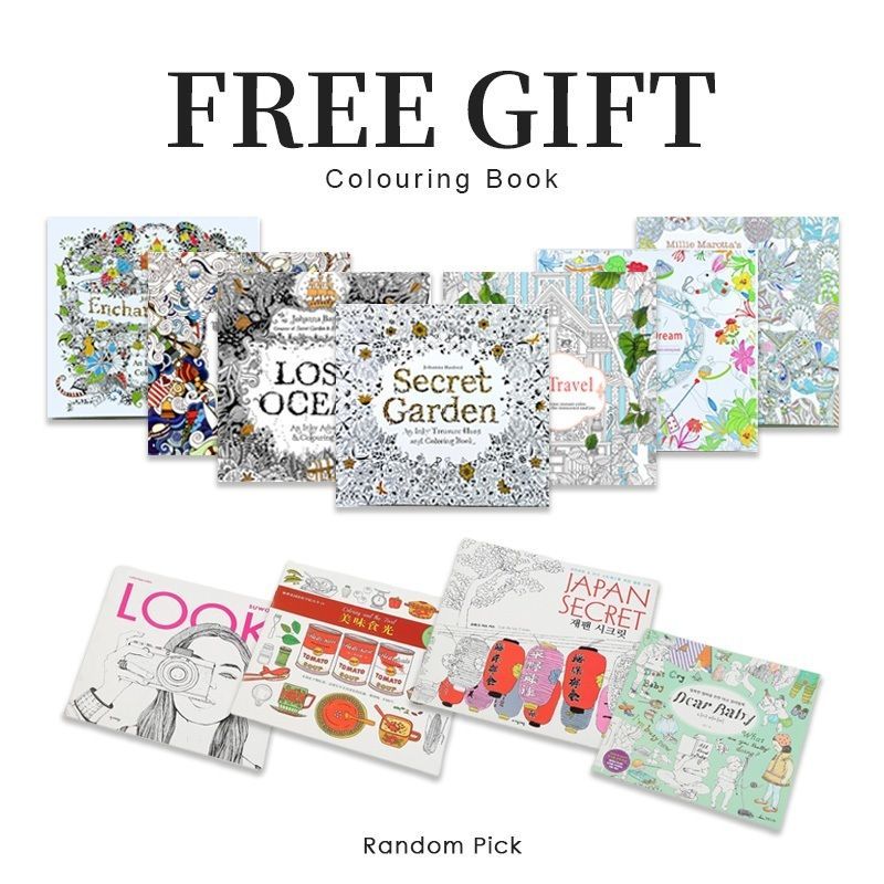 【𝗔𝗦𝗛】[NOT FOR SALE] BUY 10 FREE 1 Colouring Book - While Stock Lasts