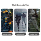 【𝗔𝗦𝗛】Motorcycle Raincoat Set Waterproof Baju Hujan Motor Bicycle Outdoor Motorbike Rainsuit