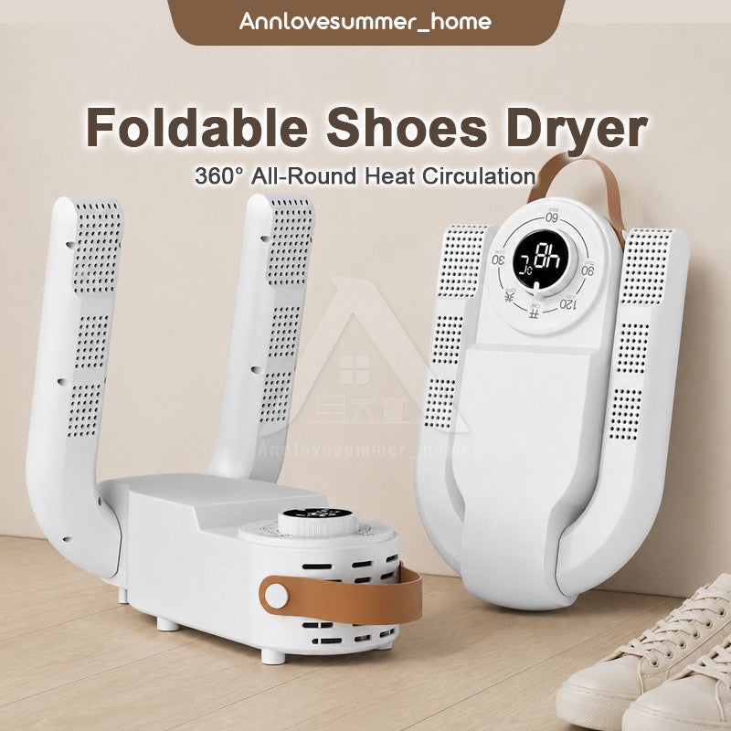 【𝗔𝗦𝗛】Shoe Dryer Intelligent Timing Portable Shoes Dryer Cloths Dryer (Pengering Kasut Baju, Stokin, Slipar)