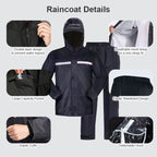 【𝗔𝗦𝗛】Motorcycle Raincoat Set Waterproof Baju Hujan Motor Bicycle Outdoor Motorbike Rainsuit