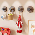 【𝗔𝗦𝗛】Hook Wall Multifunctional Suction Cup Hook Hanger Water Proof No Drill Wood Hook Bedroom