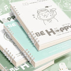【𝗔𝗦𝗛】A5/B5 Cartoon Loose-leaf Notebook, 60 Sheets Lined Coil Notebook, Multi-functional Planner Diary Notebook 活页本