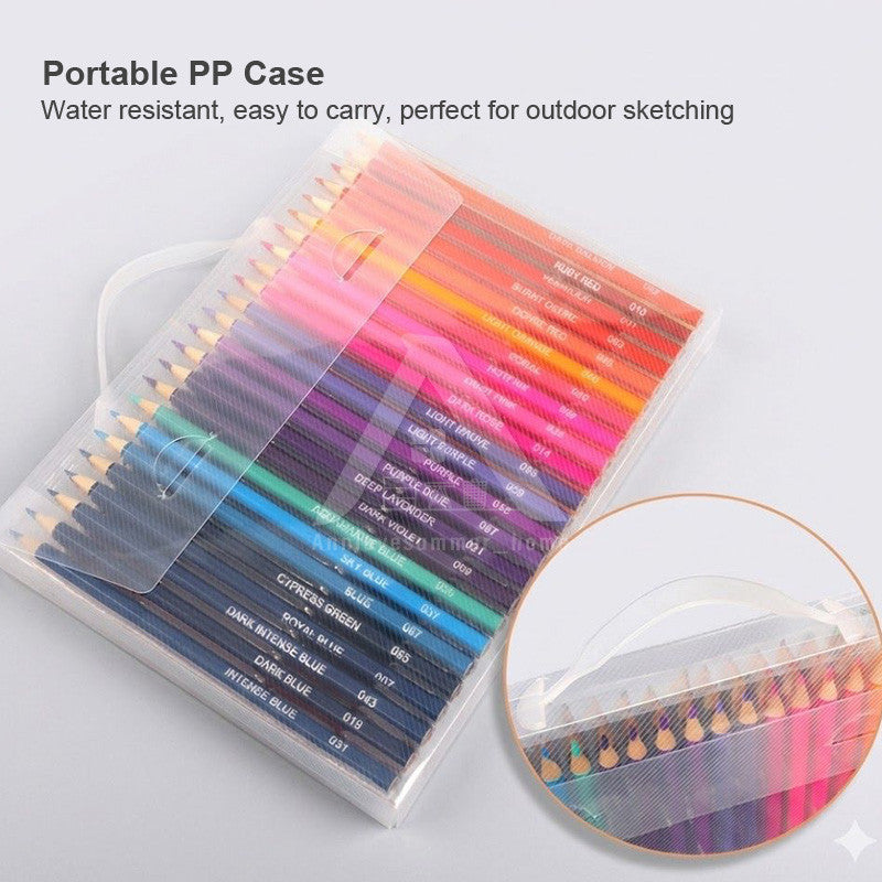 【𝗔𝗦𝗛】48pcs Oil Based Colour Pencils Set for Adult Coloring Books Artist Drawing Sketching Crafting for Beginners/Artist