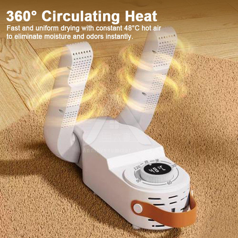 【𝗔𝗦𝗛】Shoe Dryer Intelligent Timing Portable Shoes Dryer Cloths Dryer (Pengering Kasut Baju, Stokin, Slipar)