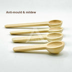 【𝗔𝗦𝗛】(1g/ 5g) Small Wooden Spoon Scoop Sudu Kayu Kecil Untuk Garam Rempah Ratus Wooden Spoon for Spices木勺奶粉勺蜂蜜勺