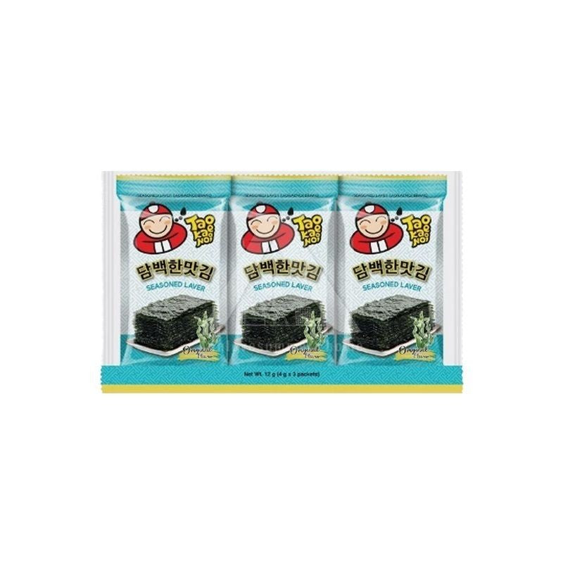 【𝗔𝗦𝗛】TAO KAE NOI Korean Seaweed Classic / Spicy 3x4g