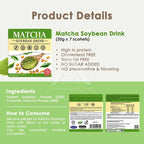 【𝗔𝗦𝗛】Hei Hwang Powder Drink Black Bean, Matcha Soybean, Almond&Apricot Kernel Powder 黑王青豆粉 抹茶粉 杏仁粉