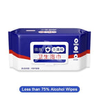 【𝗔𝗦𝗛】80pcs/pack 50pcs/box- Alcohol Wipes Sanitize Wet Tissue Antibacterial Bacteria Hand Wipes 消毒纸巾