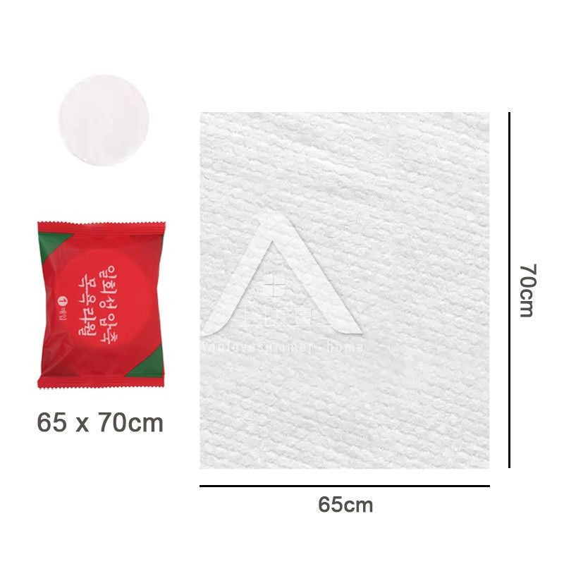 【𝗔𝗦𝗛】Disposable Compressed Bath Towels 100% Cotton