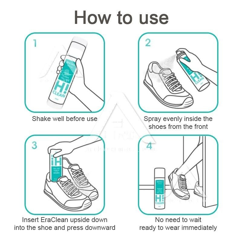 【𝗔𝗦𝗛】100% Authentic Era Clean Shoe Deodorant Spray (BUY 3 FREE 1) 150ml Antibacterial Spray Kasut 鞋子除臭噴霧