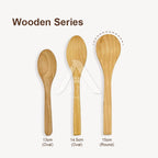 【𝗔𝗦𝗛】(Customised) Sudu Kayu- Unpainted Bamboo Wooden Spoon Dessert Honey Cooking Utensil Tools Teaspoon Kids Tableware