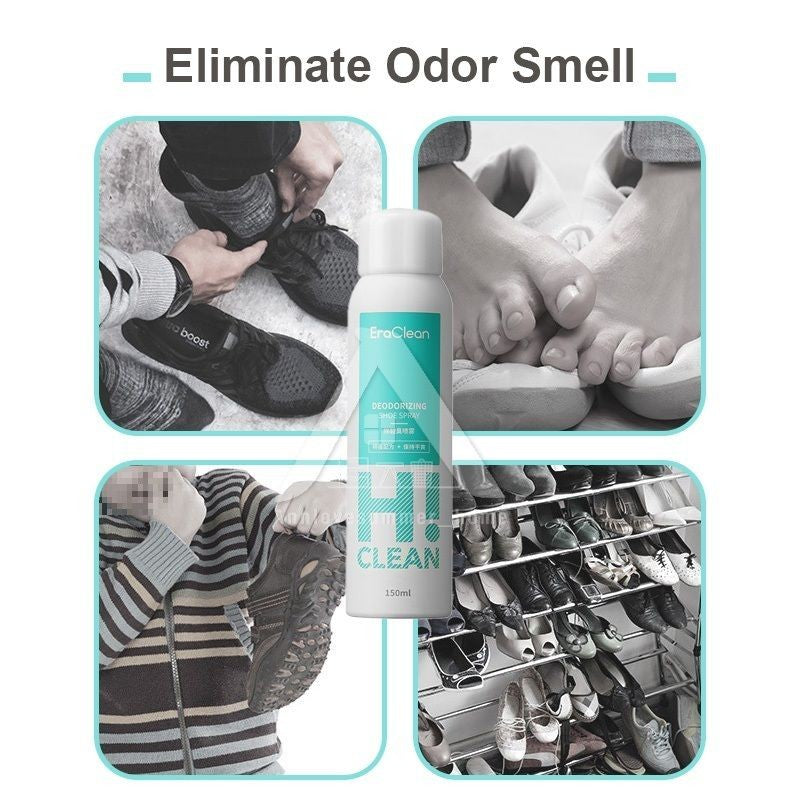 【𝗔𝗦𝗛】100% Authentic Era Clean Shoe Deodorant Spray (BUY 3 FREE 1) 150ml Antibacterial Spray Kasut 鞋子除臭噴霧