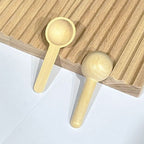 【𝗔𝗦𝗛】(1g/ 5g) Small Wooden Spoon Scoop Sudu Kayu Kecil Untuk Garam Rempah Ratus Wooden Spoon for Spices木勺奶粉勺蜂蜜勺