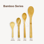 【𝗔𝗦𝗛】(Customised) Sudu Kayu- Unpainted Bamboo Wooden Spoon Dessert Honey Cooking Utensil Tools Teaspoon Kids Tableware