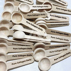 【𝗔𝗦𝗛】(1g/ 5g) Small Wooden Spoon Scoop Sudu Kayu Kecil Untuk Garam Rempah Ratus Wooden Spoon for Spices木勺奶粉勺蜂蜜勺