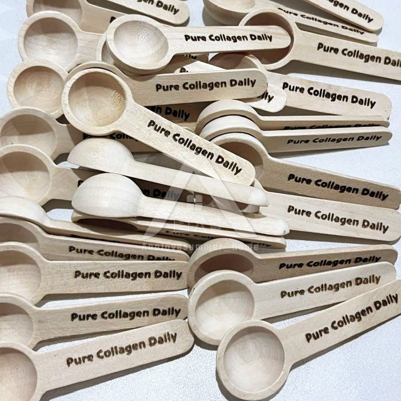 【𝗔𝗦𝗛】(1g/ 5g) Small Wooden Spoon Scoop Sudu Kayu Kecil Untuk Garam Rempah Ratus Wooden Spoon for Spices木勺奶粉勺蜂蜜勺