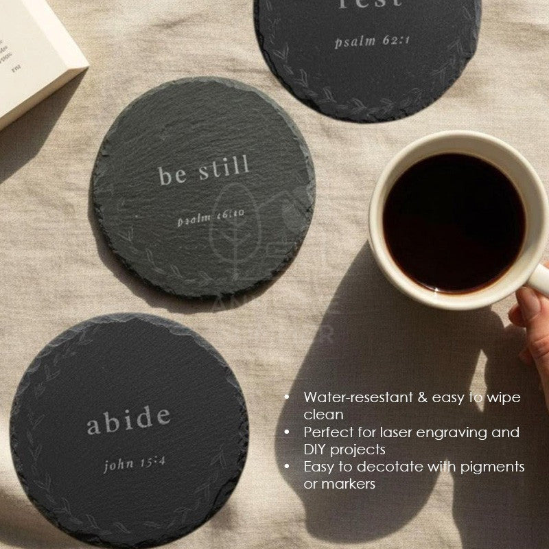 Personalized Slate Stone Coaster
