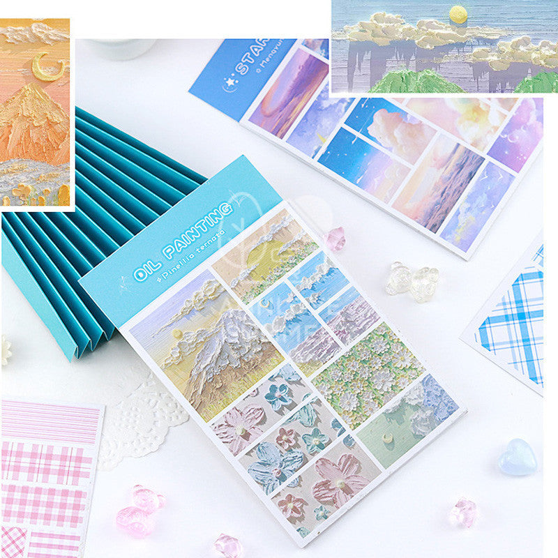 Oil Painting Journal Sticker