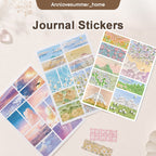 Oil Painting Journal Sticker