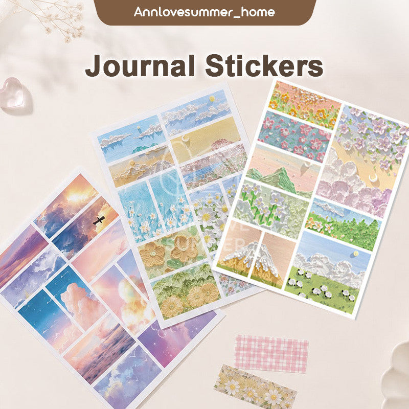 Oil Painting Journal Sticker