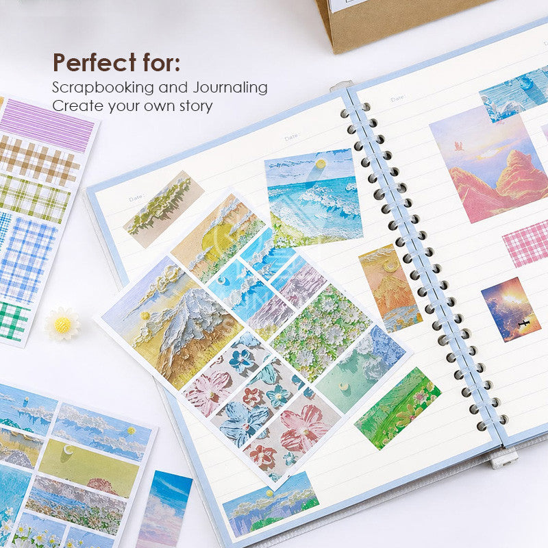Oil Painting Journal Sticker