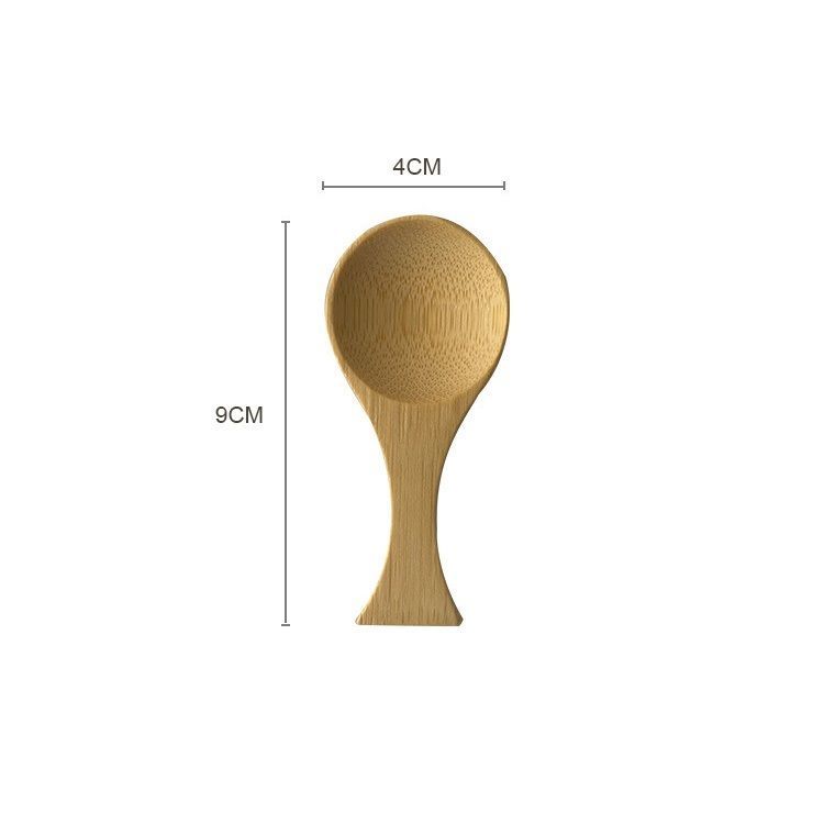 【𝗔𝗦𝗛】Bamboo Spoon Short Handle Milk Powder Spoon Teaspoon Baby Meals Tableware 竹木勺茶勺