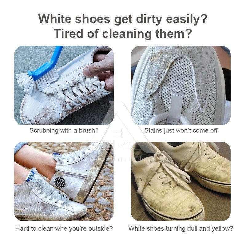 【𝗔𝗦𝗛】SukGarden White Shoe Cleaner Antioxidant Natural Formula 小白鞋清洁剂