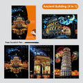 A3 Stracth Card + Bookmark City Night View (Premium 4 IN 1 SET )