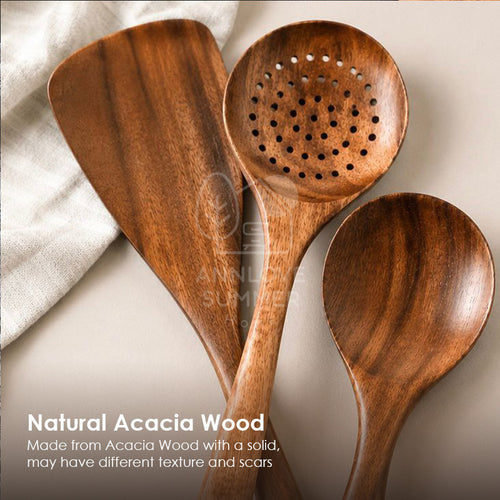6pcs Wooden Kitchen Untensils Set