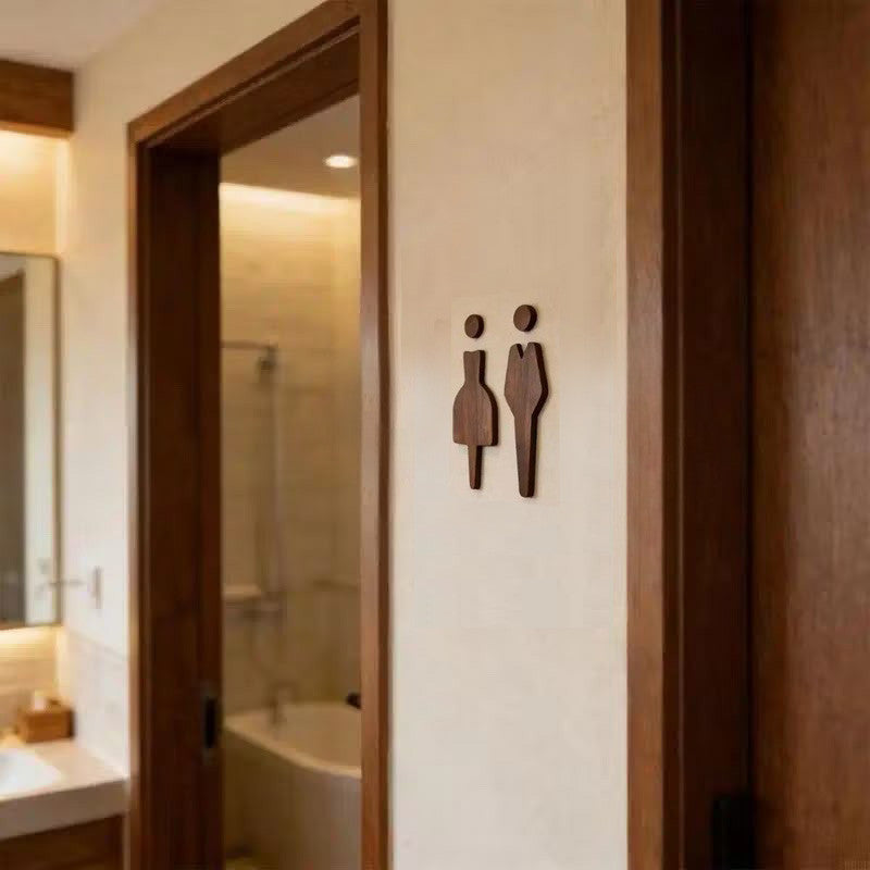 Bathroom Door Sign