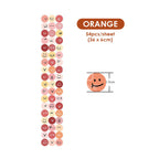 Round Cute Emoji Waterproof Sticker