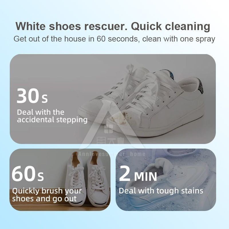 【𝗔𝗦𝗛】SukGarden White Shoe Cleaner Antioxidant Natural Formula 小白鞋清洁剂