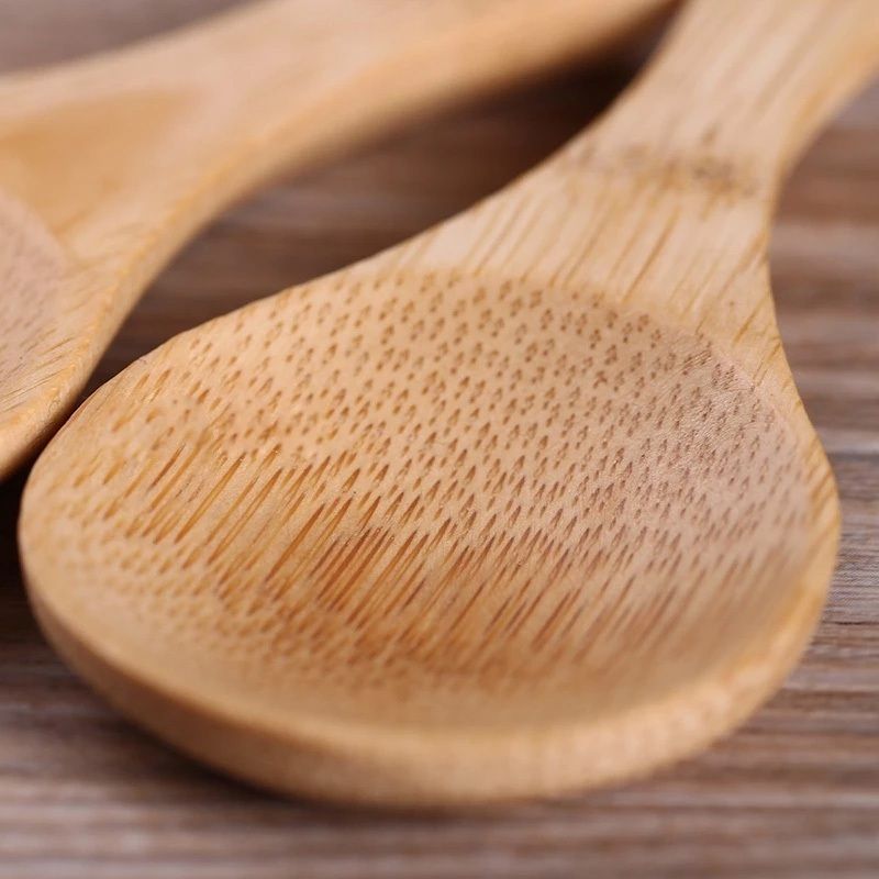 【𝗔𝗦𝗛】Bamboo Spoon Short Handle Milk Powder Spoon Teaspoon Baby Meals Tableware 竹木勺茶勺