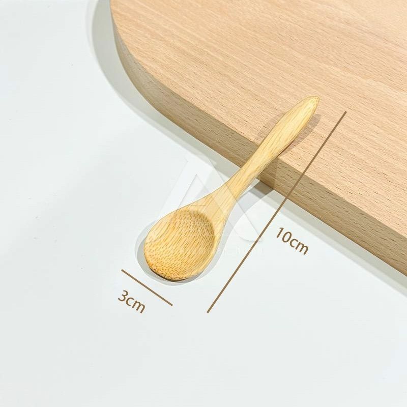 【𝗔𝗦𝗛】Bamboo Spoon Short Handle Milk Powder Spoon Teaspoon Baby Meals Tableware 竹木勺茶勺