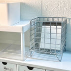 【𝗔𝗦𝗛】Ins Desktop Wrought Iron Storage Basket Coffee Capsule Storage Basket Snack Cosmetic 铁艺收纳筐
