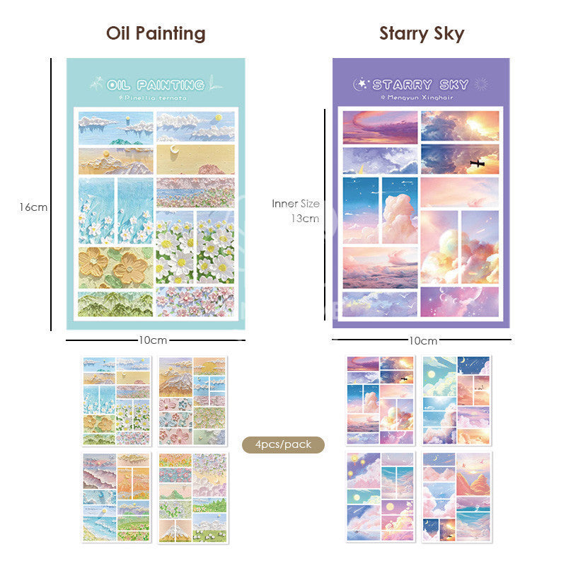 Oil Painting Journal Sticker