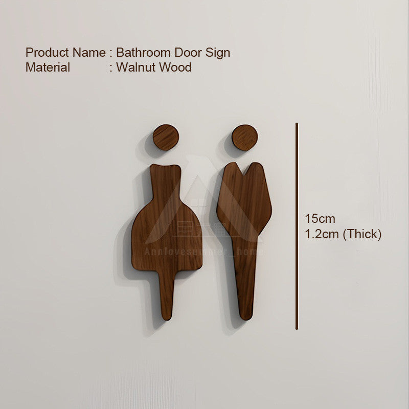 Bathroom Door Sign