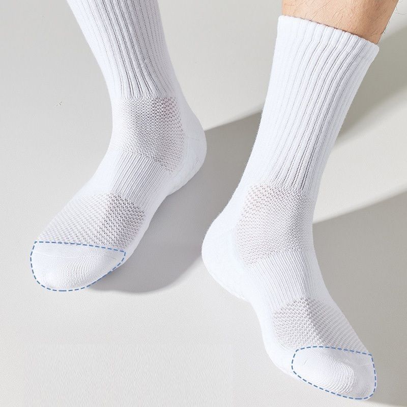【𝗔𝗦𝗛】Sport Sock Anti Slip / Sarung Kaki / Unisex Socks Socking For Running Basketball Badminton
