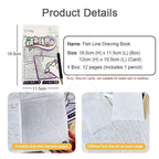 【𝗔𝗦𝗛】[Bundle of 2]  Fish Line Drawing Book Simple Stroke Pen Work Boredom Decompression 摸鱼线条画