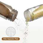 【𝗔𝗦𝗛】Bamboo Lid Seasoning Glass Jar Premium Home Spice Dried Food Storage Transparent 竹盖玻璃罐