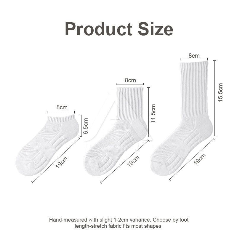 【𝗔𝗦𝗛】Sport Sock Anti Slip / Sarung Kaki / Unisex Socks Socking For Running Basketball Badminton