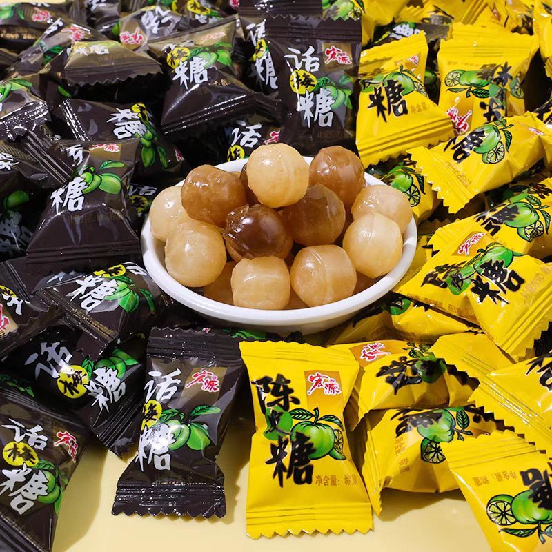 【𝗔𝗦𝗛】350g陈皮糖Orange Peel 话梅糖Plum 宏愿陈皮话梅混合水果硬糖Hong Yuan Orange Peel Plum Mix Fruit Candy