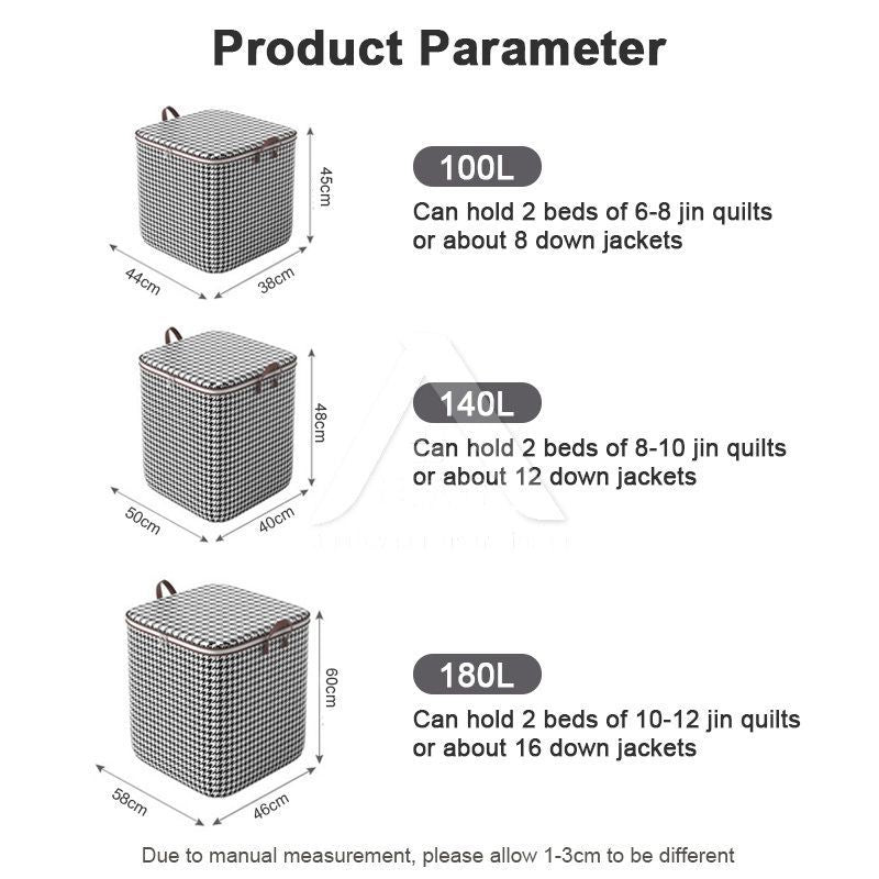 【𝗔𝗦𝗛】110L/140L/180L🔥 Blanket/ Clothes Storage Bag